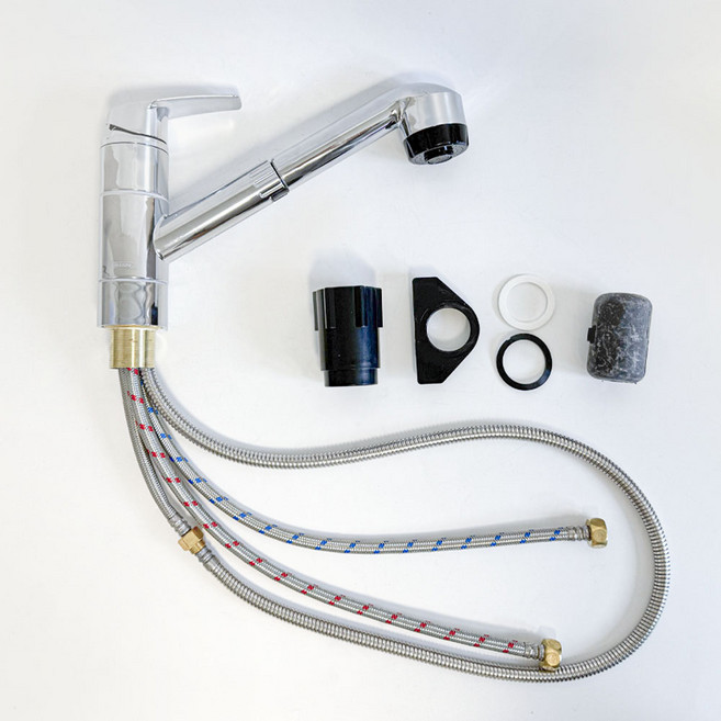 UH홈데코 싱크대 주방수전 세트, 1세트