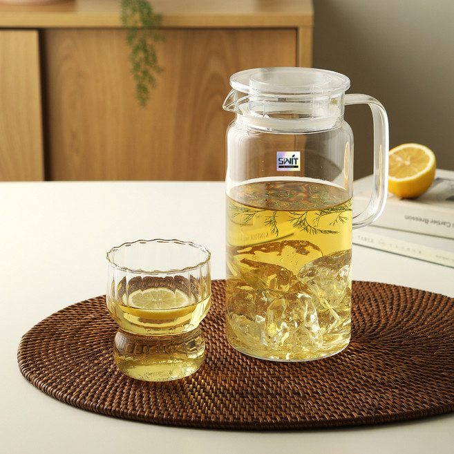 삼호유리 내열유리 물병 SH BOTTLE, 1.2L, 1개