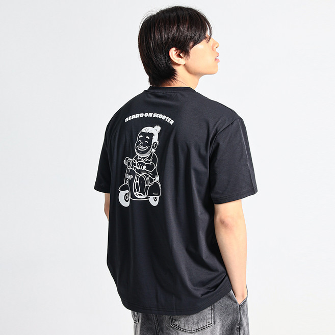 크램프 남성용 3기능 쿨링 바이크맨 반팔티