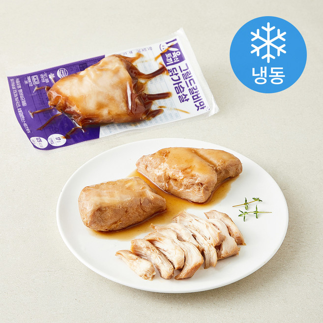 육식토끼 닭가슴살 그릴드 갈비 맛 (냉동), 100g, 5개, 1개입