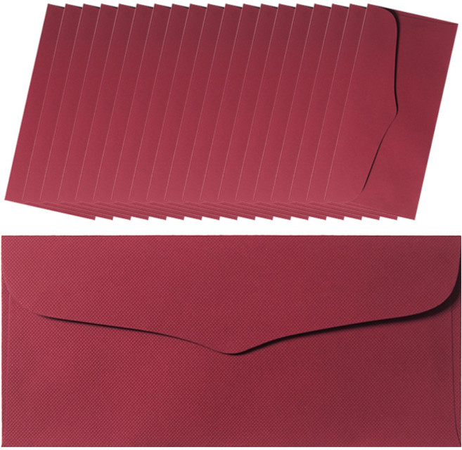 레자크 용돈봉투 + 스티커, 20개, 레드(봉투)