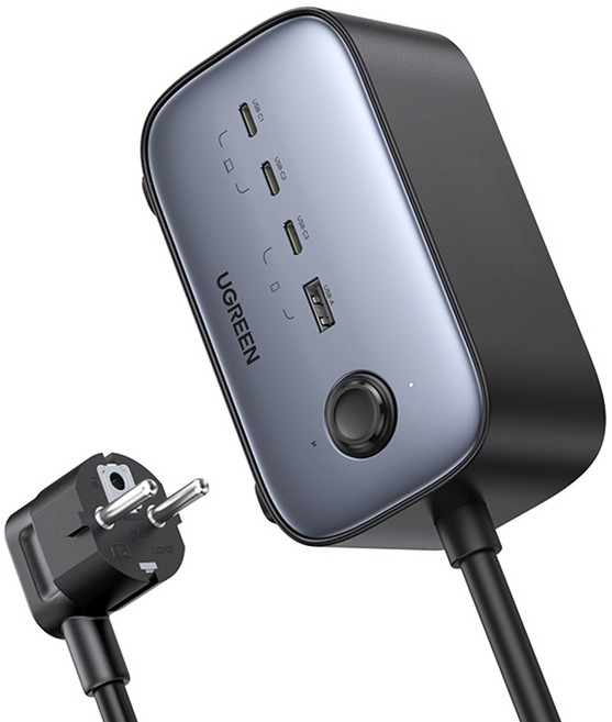 유그린 GaNIII 100W PD PPS 3680W 멀티탭 고속충전기 프로 CD270, 혼합색상, 1개