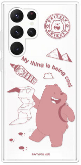 코쿼드 위 베어 베어스 트립 파스텔 클리어 휴대폰 케이스
