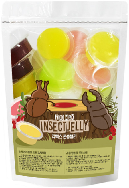 쥬맥스 곤충젤리, 혼합색상, 1개