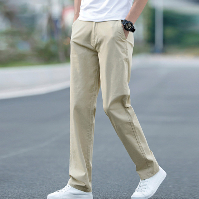 제이티엘 남성용 옴므 베이직 일자핏 바지