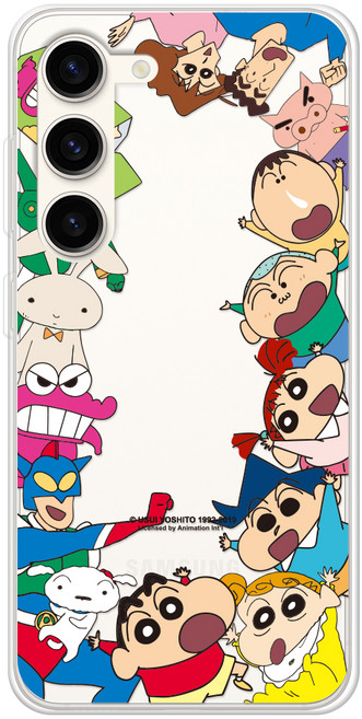 대원미디어 짱구는못말려 와글와글 클리어 휴대폰 케이스