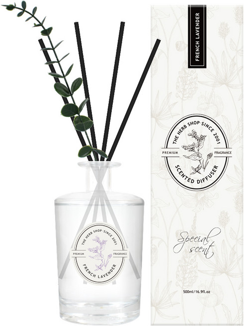 더허브샵 센티드 디퓨저, 프렌치라벤더, 500ml, 1개