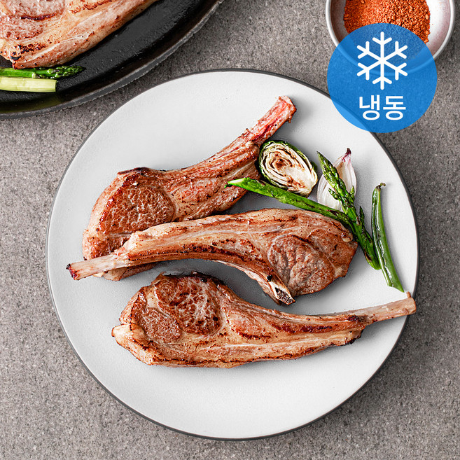 미식늑대 호주산 양고급갈비 프렌치랙 (냉동), 500g, 1개