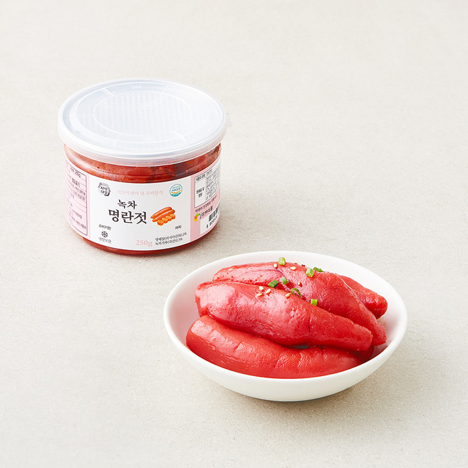 자연다감 녹차 명란젓, 250g, 1개