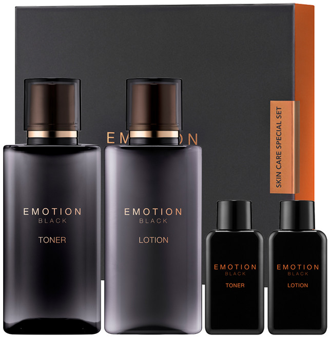 Flor De Man Emotion Black系列 男士黑色保養 不黏膩水潤, 1組