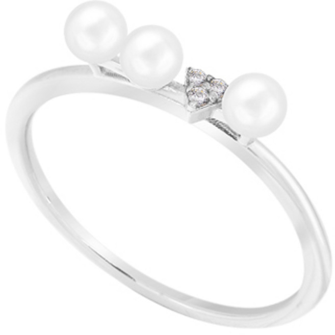 밀튼스텔리 여성용 실버반지 MSJ-SR180057WGWQ