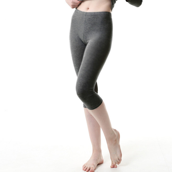 캐리루시 면 7부 슬림 레깅스 2p