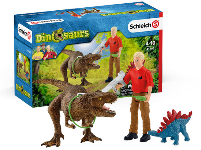 슐라이히 티라노사우루스 렉스 포획 피규어 세트 SL41465, 1개