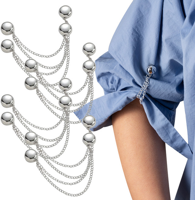 아케이바이 고급형 체인 마그네틱 단추 2p, 4개