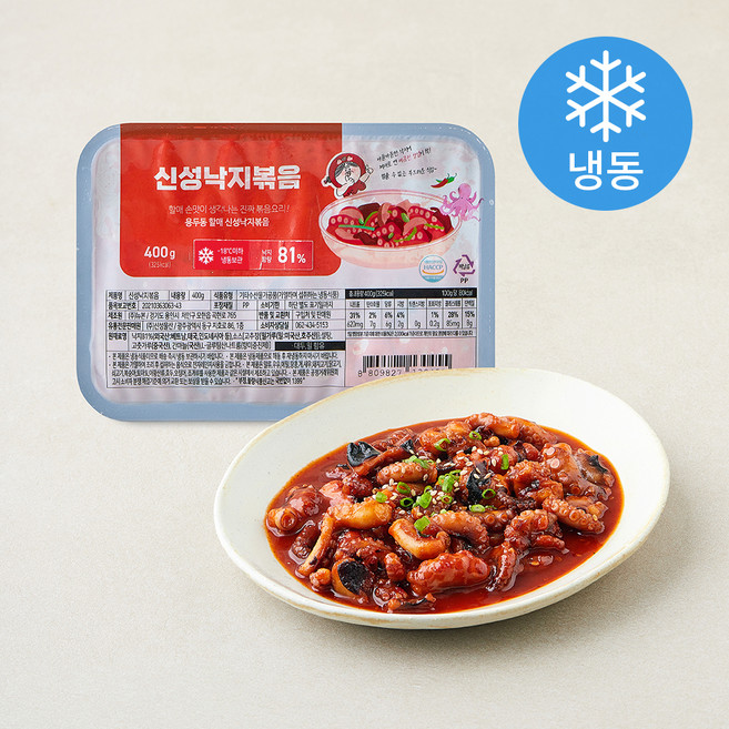 신성 낙지볶음 (냉동), 1개, 400g