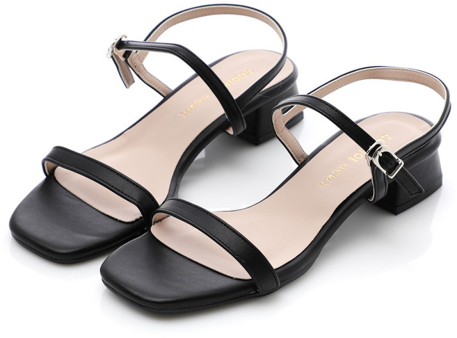 갓슈 여성용 티모티브 로우힐 등스트랩 샌들 3cm