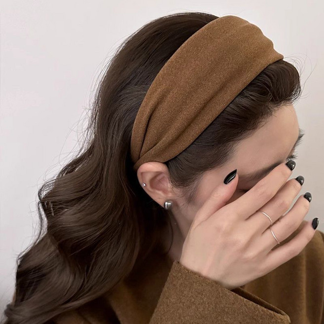 아멜리에 정수리 커버 와이드 헤어밴드 FREE