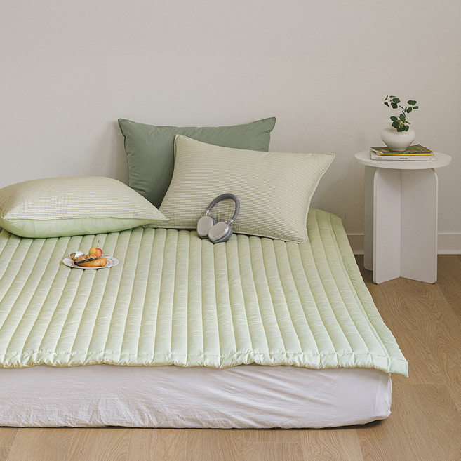 바자르 프렌치모닝 텐셀모달 100 고정밴딩 침대패드, 그린
