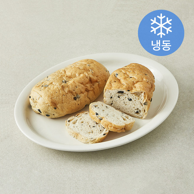 더브레드블루 올리브쌀 치아바타 2개입 (냉동), 400g, 1개