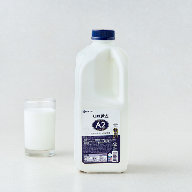 세브란스에이투 연세유업 전용목장 A2 단백 우유, 1개, 1.8L