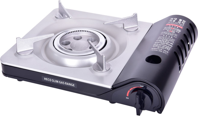 지라프 헤코 슬림 가스렌지, 블랙 + 회색, 1개