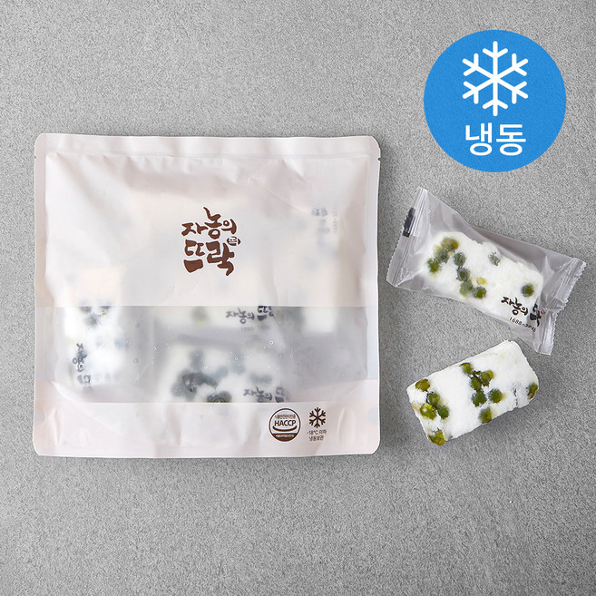 자농의뜨락 완두백설기 (냉동), 50g, 5개입, 1개