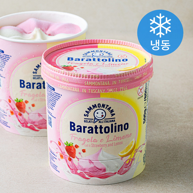 사몬타나 바라톨리노 딸기 앤 레몬 (냉동), 800ml, 1개입, 1개