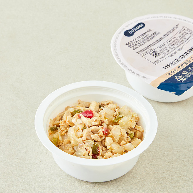 베베쿡 든든 치킨양배추볶음, 130g, 1개