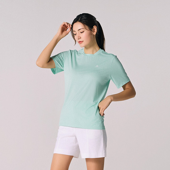 밀레골프 여성용 기본 반팔 티셔츠