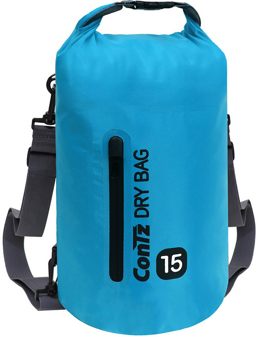 ConTz 捲式防水袋 15L, 天藍色