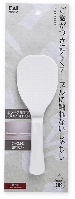 KAI 貝印 KITCHEN DH-8111 貝印飯杓(15CM), 白色, 1入