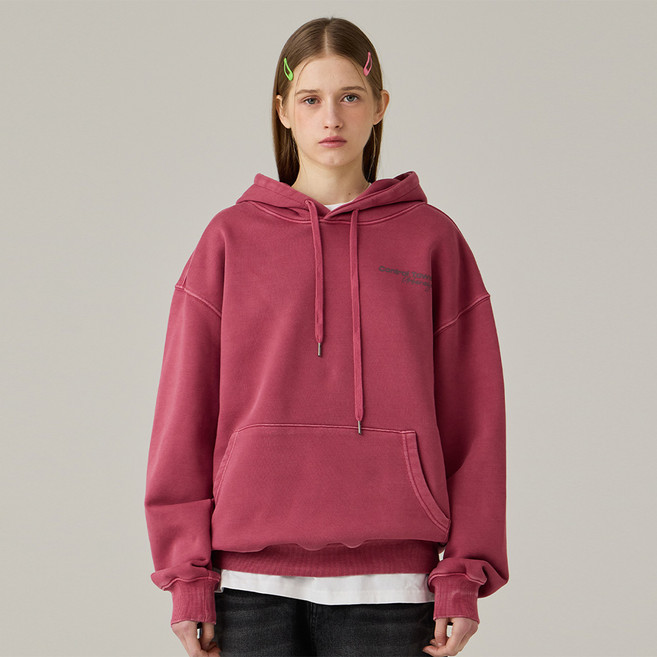 어반에이지 남녀공용 컨트롤타워 피그먼트 오버 후드티