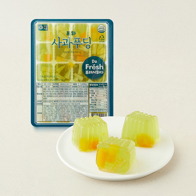 프하 사과푸딩, 50g, 1개, 20개입