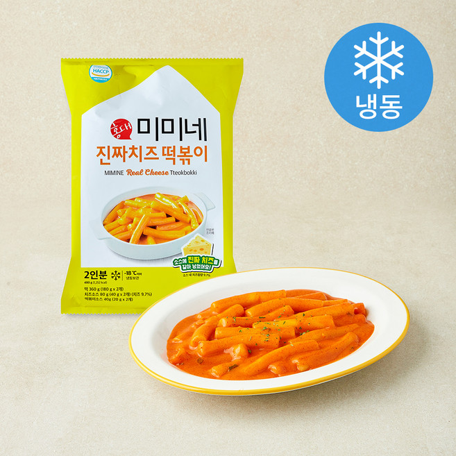 미미네 진짜 치즈 떡볶이 (냉동), 480g, 1개