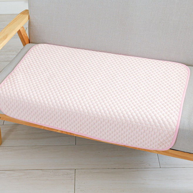 파스텔펫 반려동물 컬러 엠보메쉬 매트, 핑크, 1개