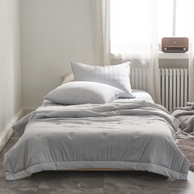 해밀홈 첼스 M2 간절기 차렵이불 + 패드 + 베개커버 세트