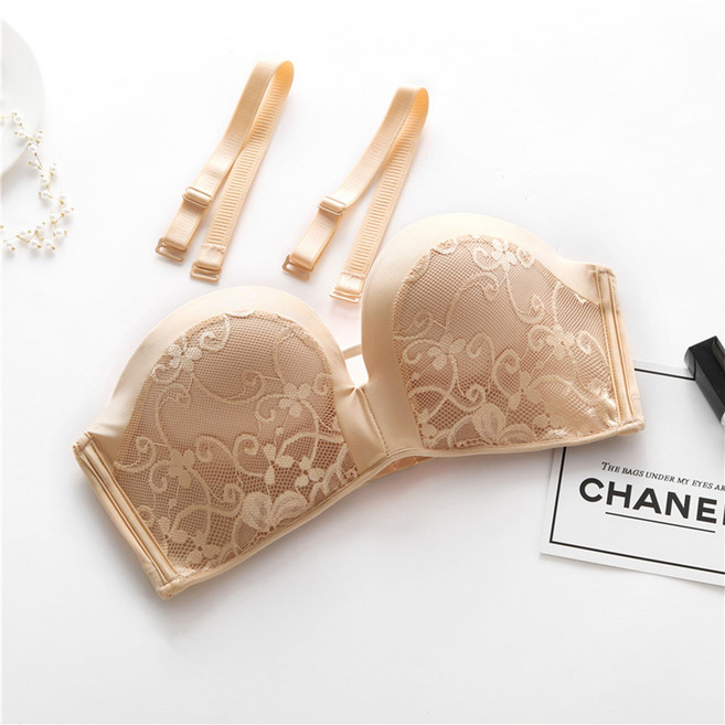 뷰티인뷰티 오프숄더 럭스 볼륨 튜브탑 브라