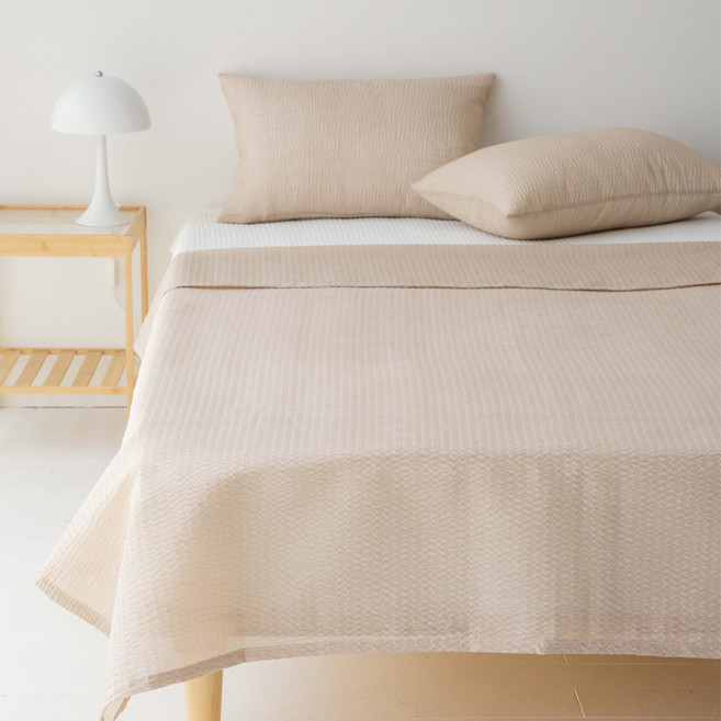 유트러스 시어서커 홑이불, 오트밀 베이지