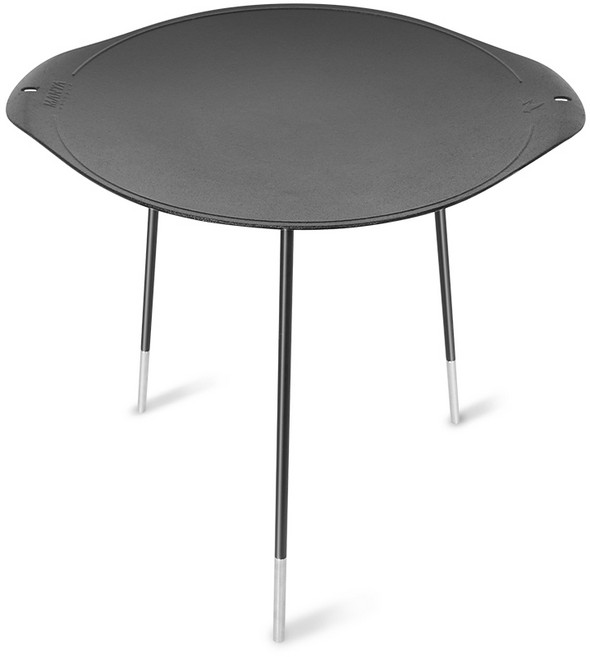 만타그리들 캠핑 주물 스탠드 그리들 50cm + 다리 세트, 1개