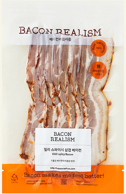 베이컨리얼리즘 칠리 스파이시 삼겹 베이컨, 200g, 1개