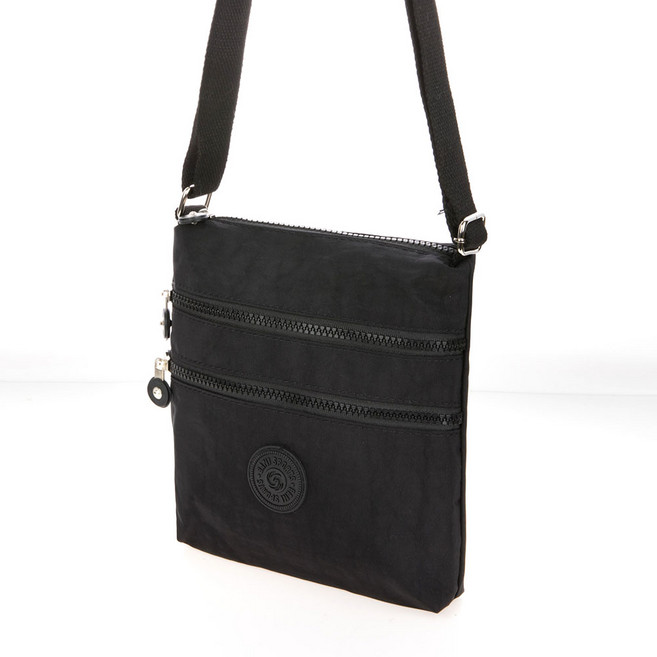 Banisports 女性用多功能收納旅行輔助斜背包 839N, 黑色