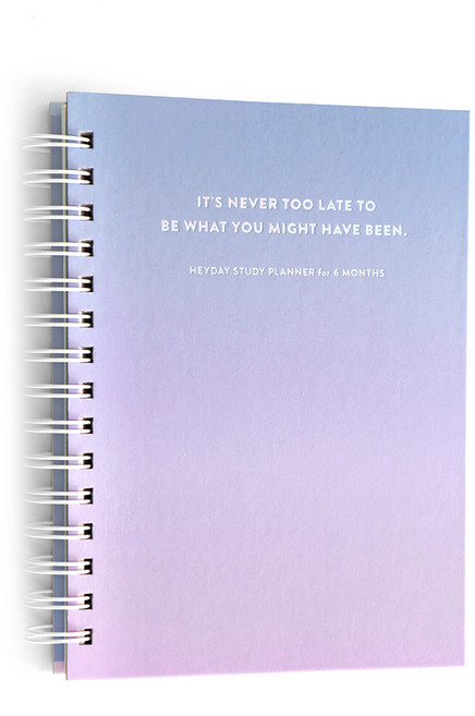 아이코닉 헤이데이 스터디 플래너 6개월, Lavender, 1개