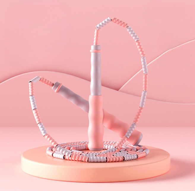 허그핏 그립이지 길이조절 안꼬임 교육용 줄넘기, 07 아이보리, 1개