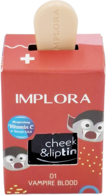 峇里島 Implora 唇釉, 01 Vampire Blood, 1支
