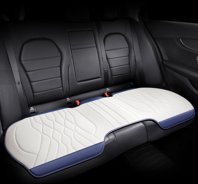 순잠 썸머 컬러풀 카시트 뒷좌석 방석, 화이트, 1개