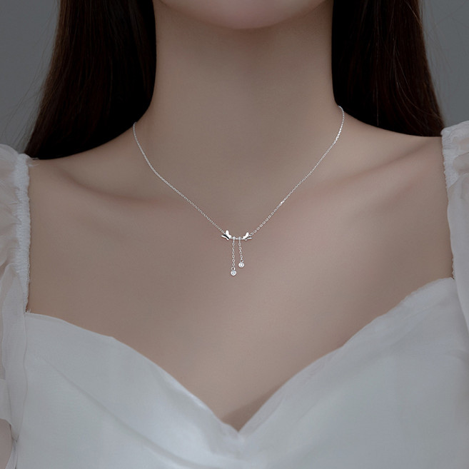 PEONIST 女性小蝴蝶時尚項鍊