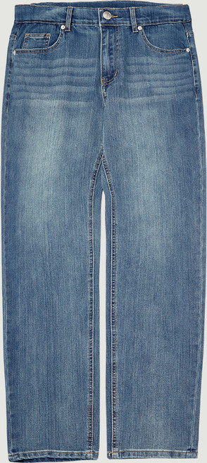 행텐 남성용 히든밴딩 루즈테이퍼드 데님 팬츠