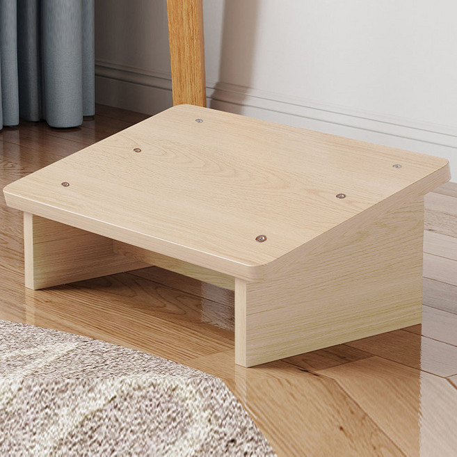 Heuimi Mall kk114 書桌 辦公室 腳踏凳, 原木色