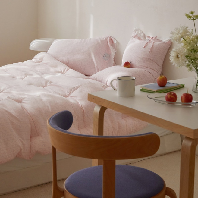 마틸라 로맨틱 캐미솔무드 로지아일렛 레이스 차렵이불