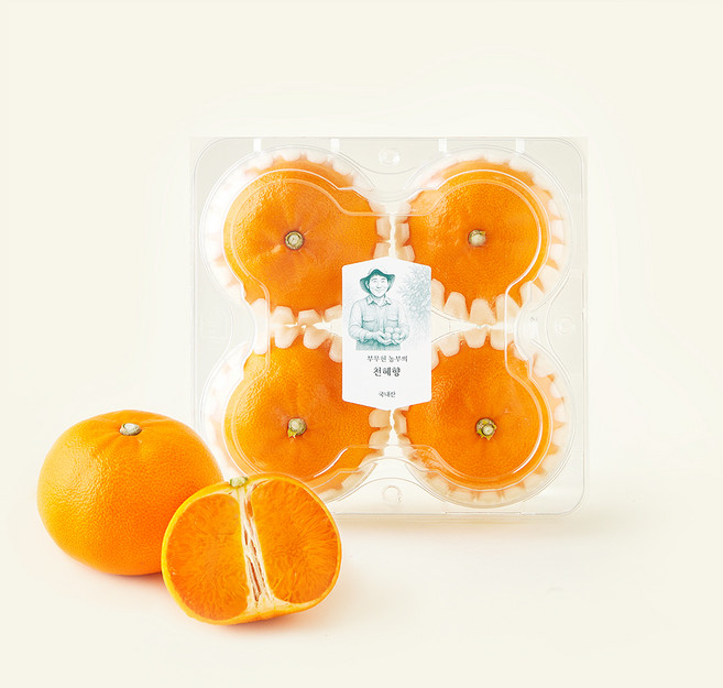 부무현 농부의 고당도 천혜향 대과 4입, 1.2kg, 1개